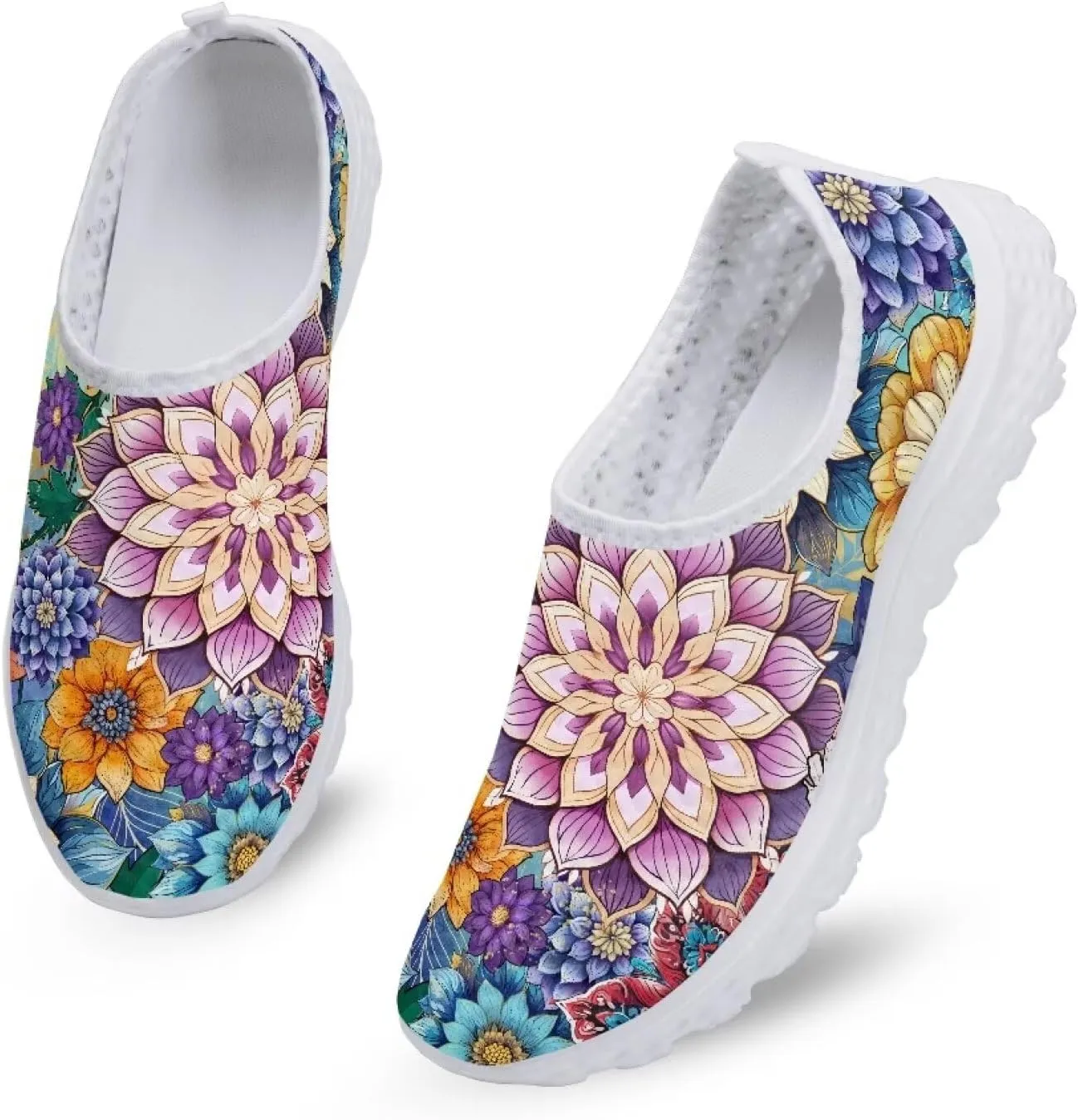 Biyejit Quick Dry Womens Water Shoes for Swim Beach Surf Breathable Slip On Sneakers Casual Outdoor Sport Flats Shoes