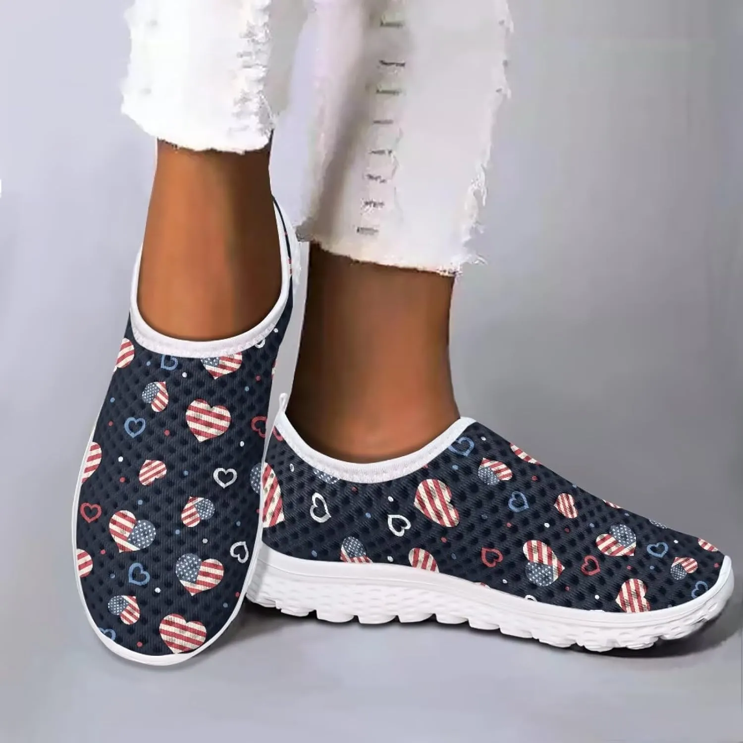 Biyejit Quick Dry Womens Water Shoes for Swim Beach Surf Breathable Slip On Sneakers Casual Outdoor Sport Flats Shoes