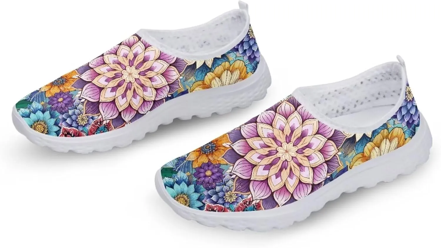 Biyejit Quick Dry Womens Water Shoes for Swim Beach Surf Breathable Slip On Sneakers Casual Outdoor Sport Flats Shoes