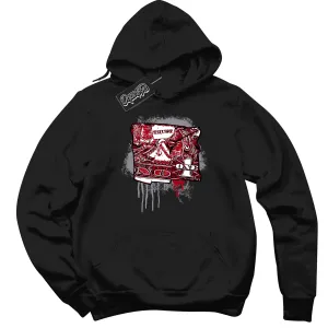 Black Metallic Reimagined 5s Sneaker Hoodie Trust No One Dollar Graphic