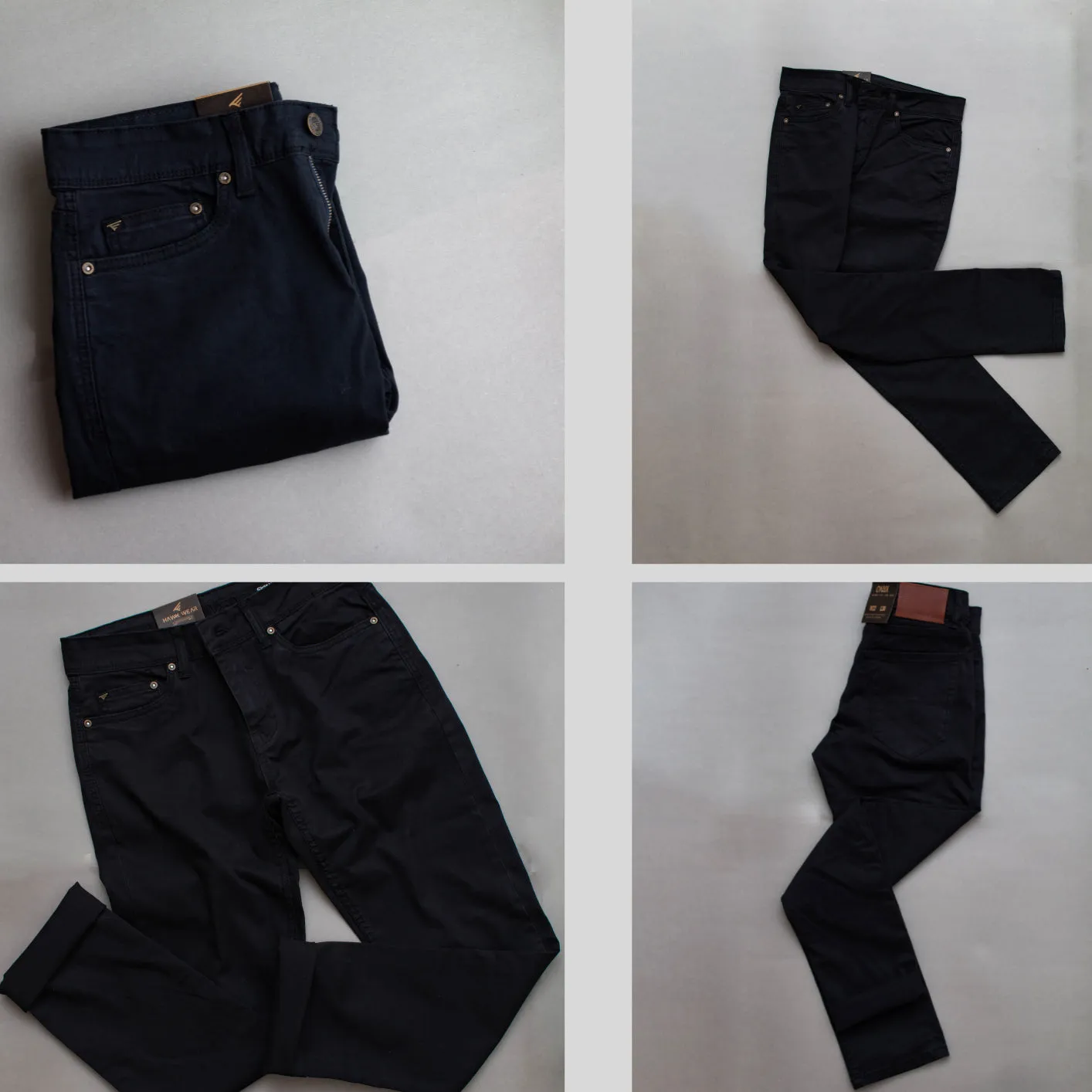 BLACK SLIM FIT (ZIRCON) JEANS - ENGLISH