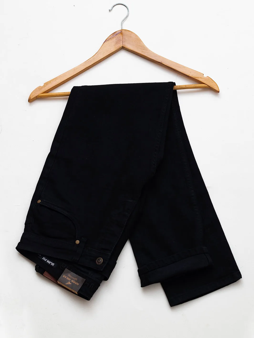 BLACK SLIM FIT (ZIRCON) JEANS - ENGLISH