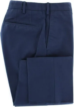 Blue Solid Pants - Slim