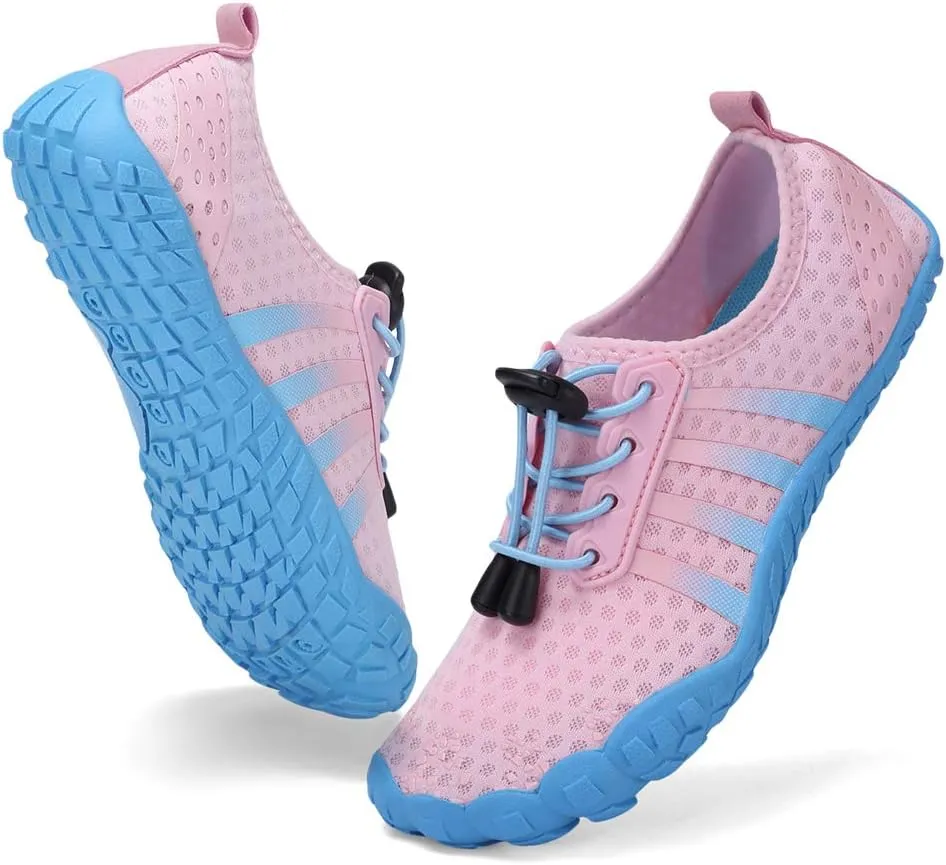 Boys & Girls Water Shoes Lightweight Comfort Sole Easy Walking Athletic Slip on Aqua Sock(Toddler/Little Kid/Big Kid)