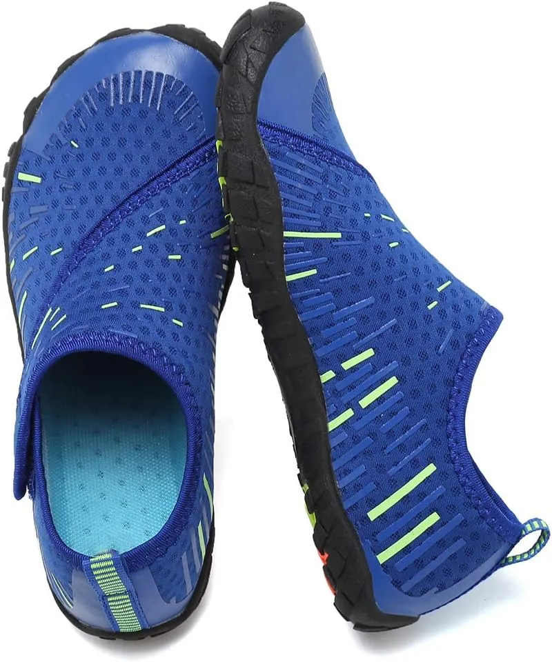 Boys & Girls Water Shoes Lightweight Comfort Sole Easy Walking Athletic Slip on Aqua Sock(Toddler/Little Kid/Big Kid)