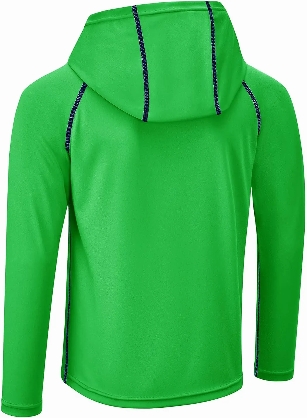 Boys Girls Hooded Sun Shirts UPF50  Long Sleeve Hoodies Quick Dry Rash Guard Swim Shirts Fishing Hiking Thumb Holes
