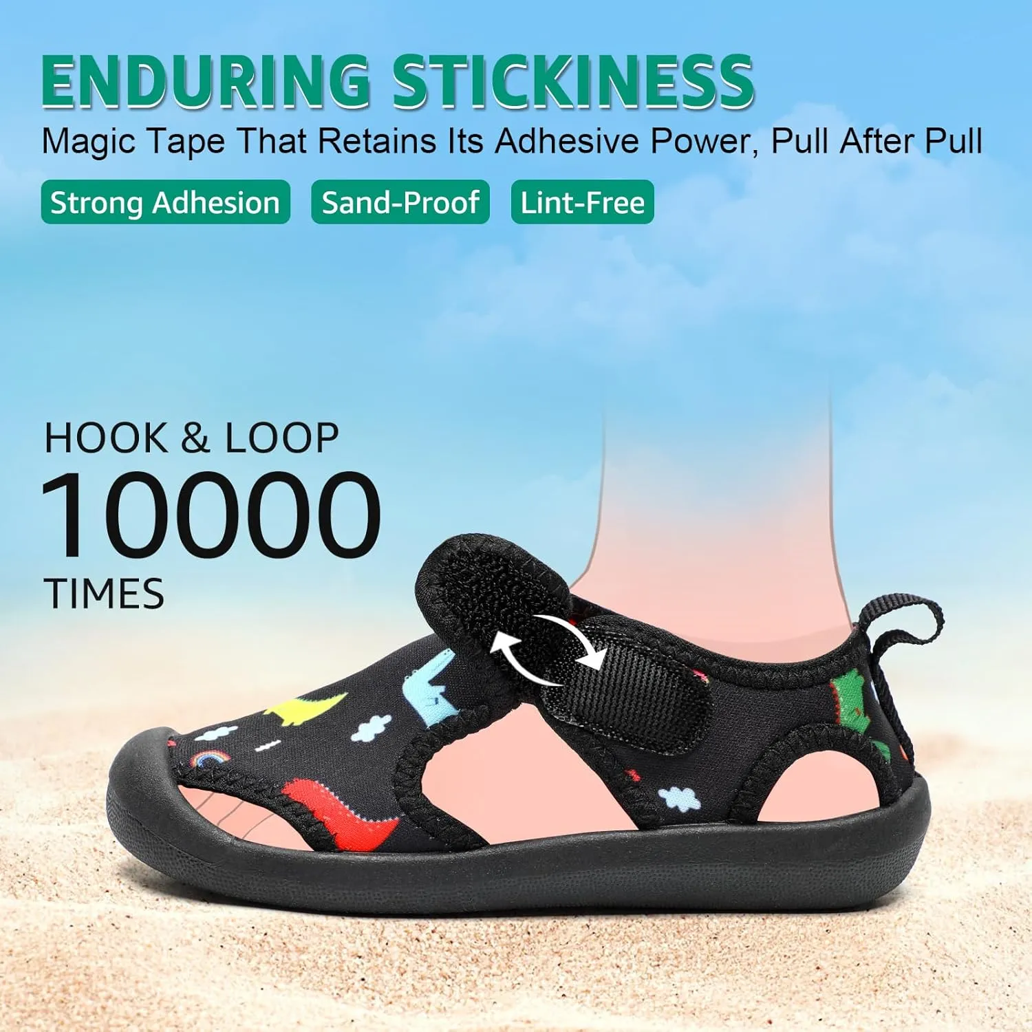 Boys Girls Water Shoes Quick-Dry Cute Beach Swim Pool Shoes