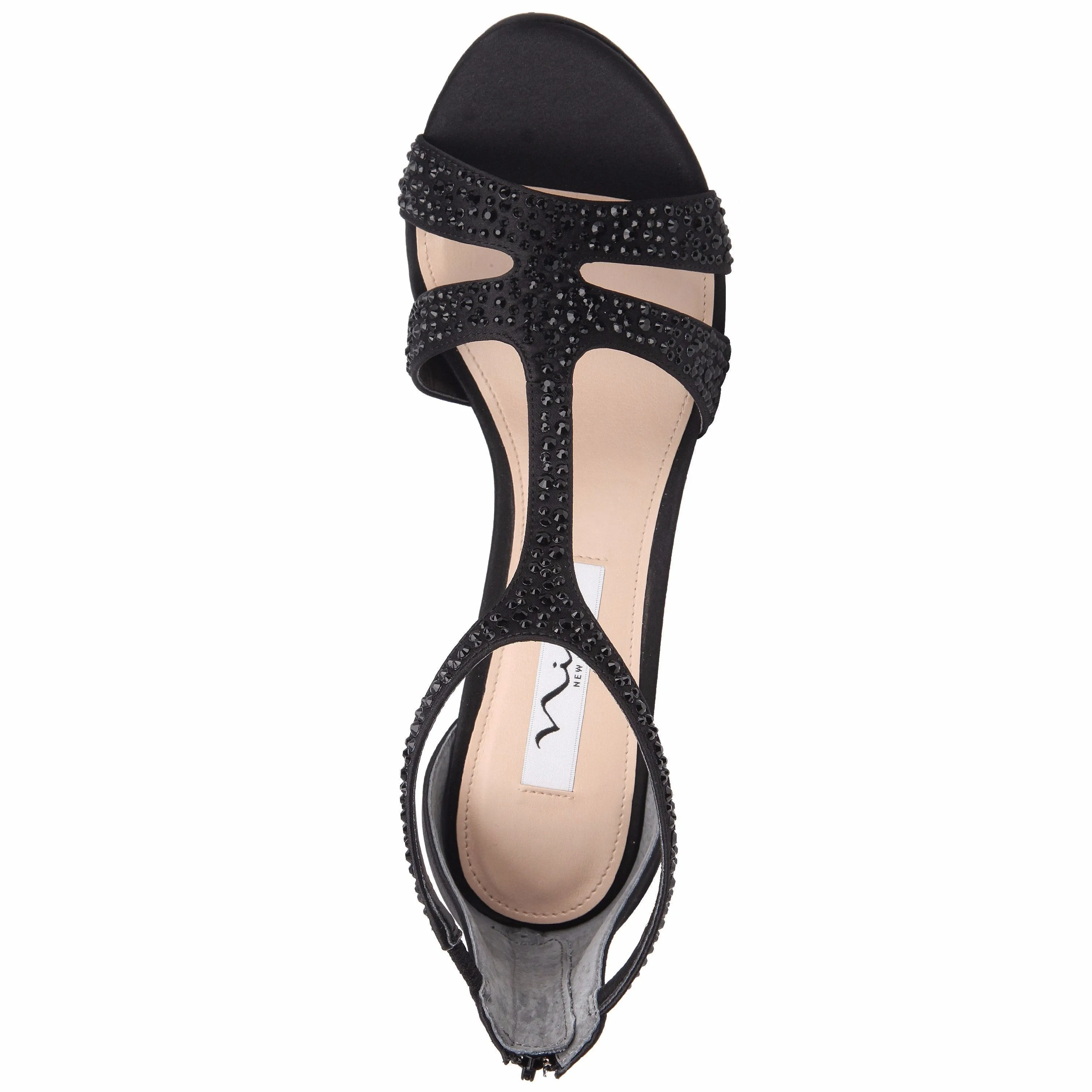 BRIETTA-BLACK SATIN