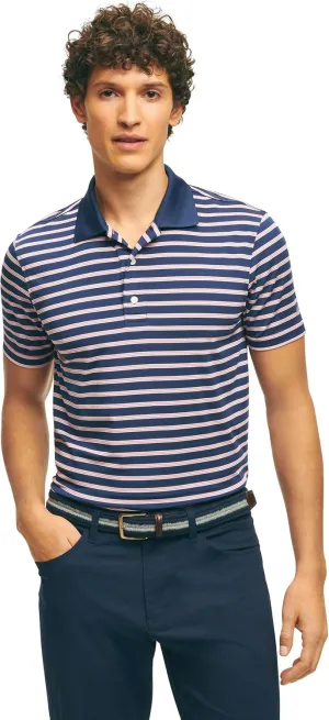 Brooks Brothers Men's Performance Stretch Short Sleeve Golf Polo Shirt