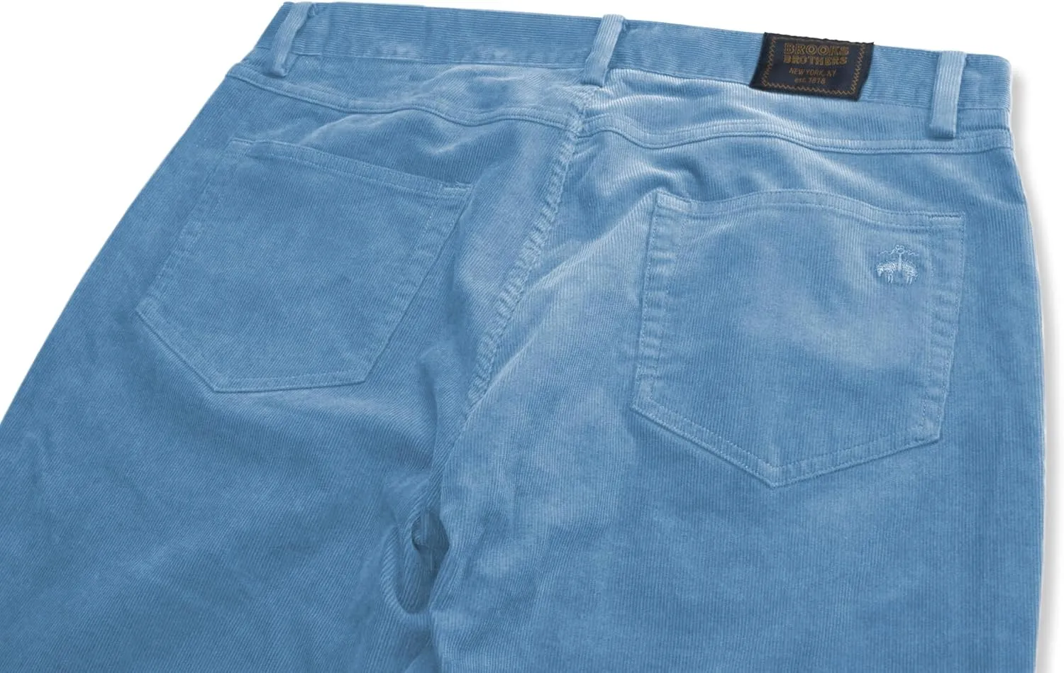 Brooks Brothers Mens Slim Fit Five Pocket Mini Corduroy Pants,
