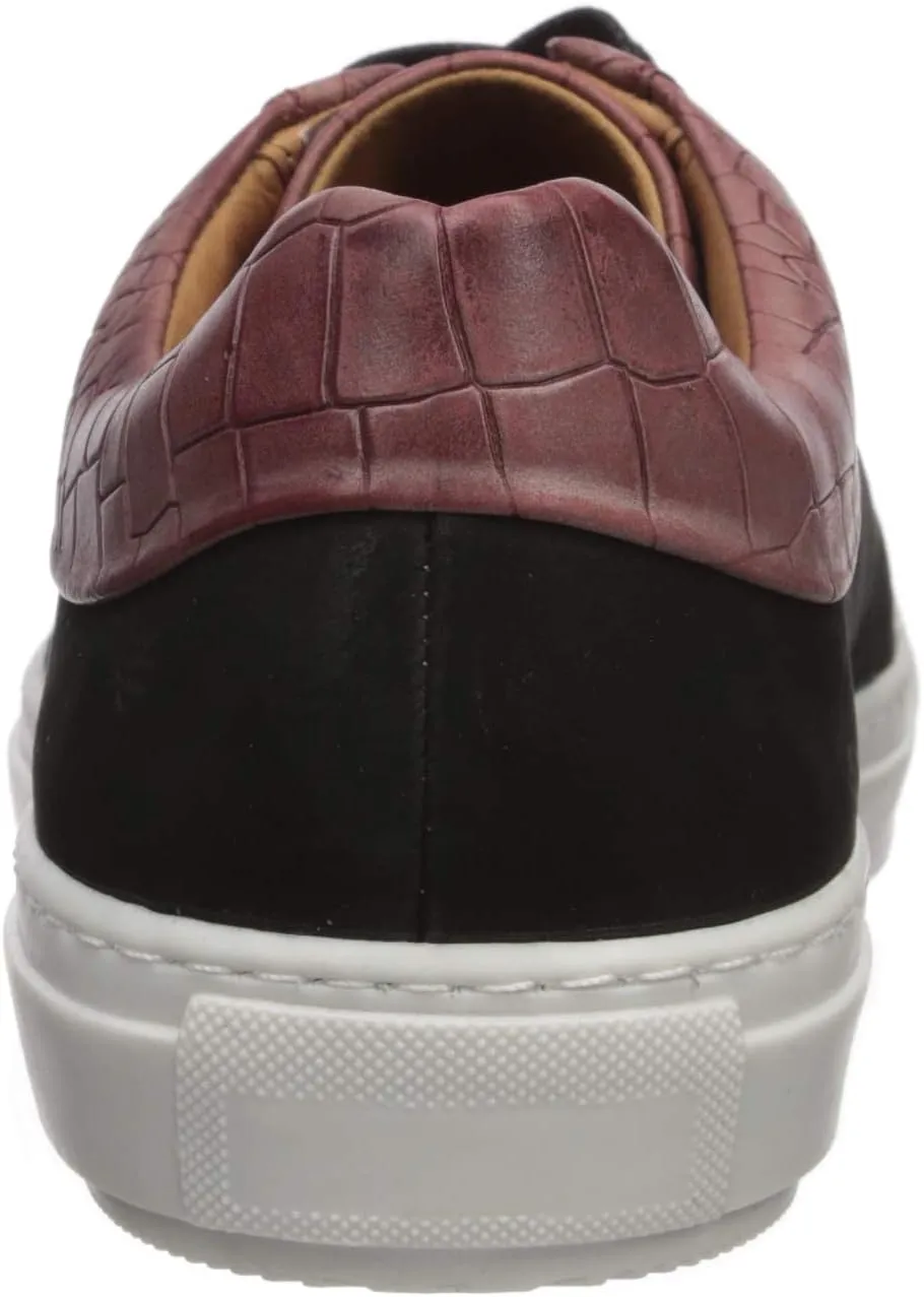 Brothers United Men's Leather Luxury Sophisticated Lace Up Sneaker
