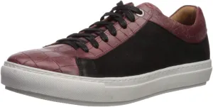 Brothers United Men's Leather Luxury Sophisticated Lace Up Sneaker