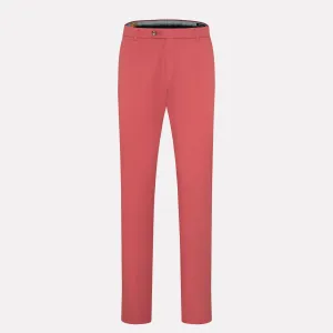 Bugatti Flat Front Casual Pant / Coral