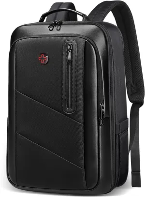 Business Backpack for Men Travel Backpack 180° Commuter Backpack Classic Backpack Water Resistant Bag Daypack for Work,Black