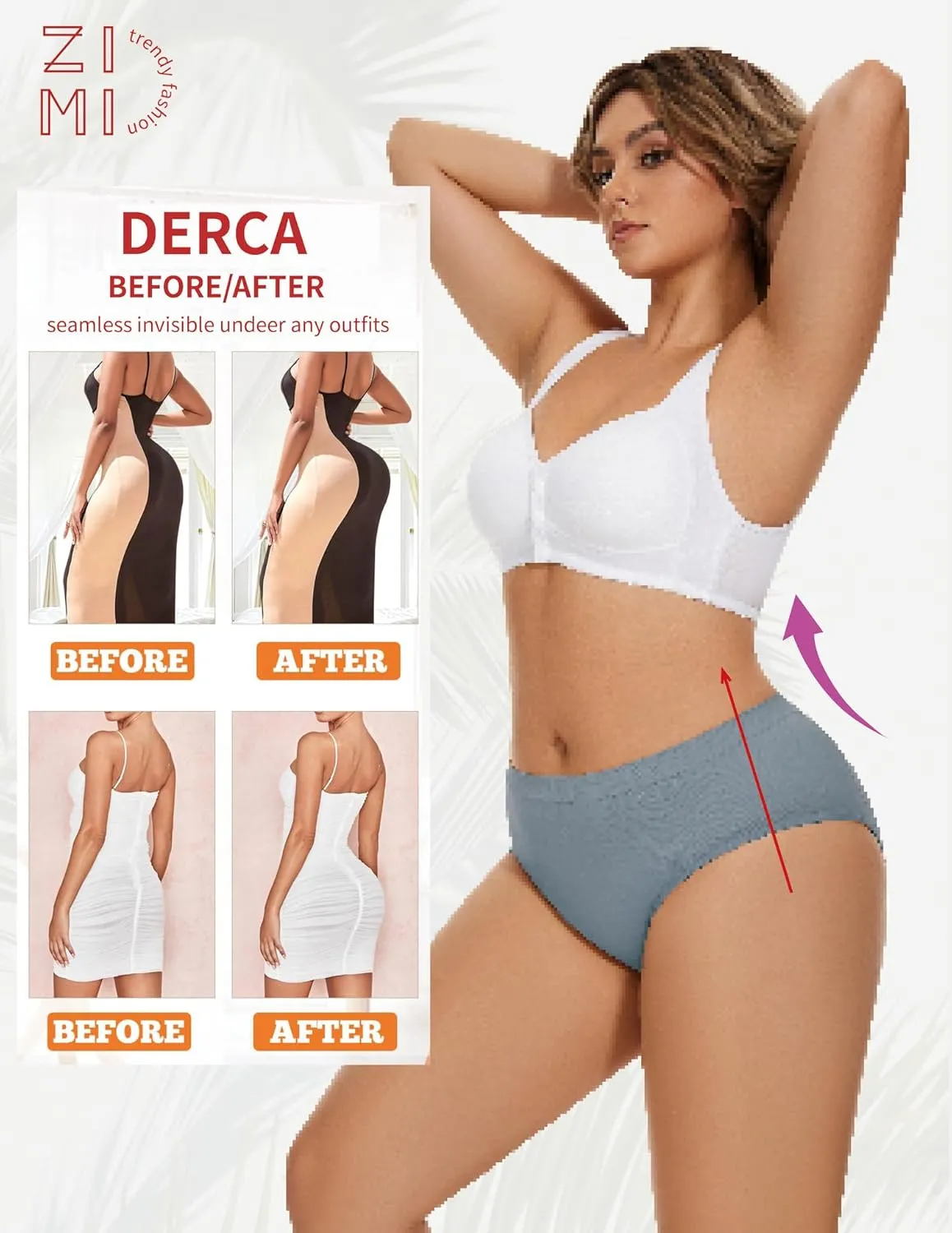Butt Lifter Panties Underwear for Women with Removable Pads Seamless Booty Pads Hip Enhancer Panty