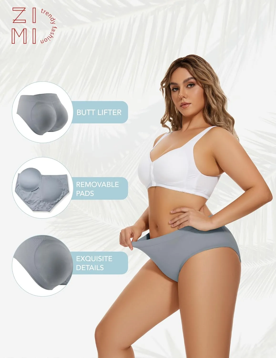 Butt Lifter Panties Underwear for Women with Removable Pads Seamless Booty Pads Hip Enhancer Panty