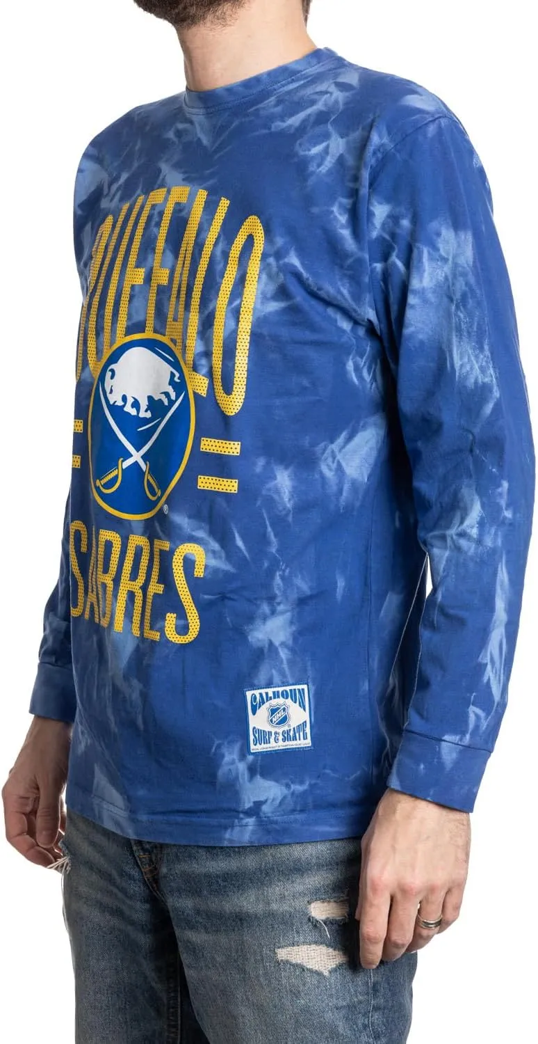Calhoun NHL Surf & Skate Mens Crystal Tie Dye Long Sleeve Cotton Shirt – The Sunset Collection