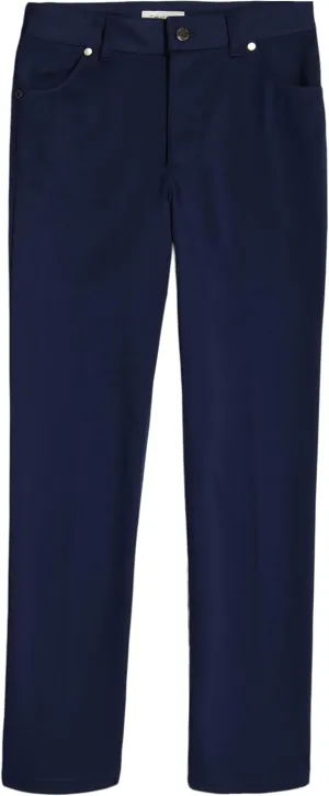Calvin Klein Boys' Flat Suit Dress Pant, Straight Leg Fit & Hemmed Bottom, Belt Loops & Functional Front Pockets