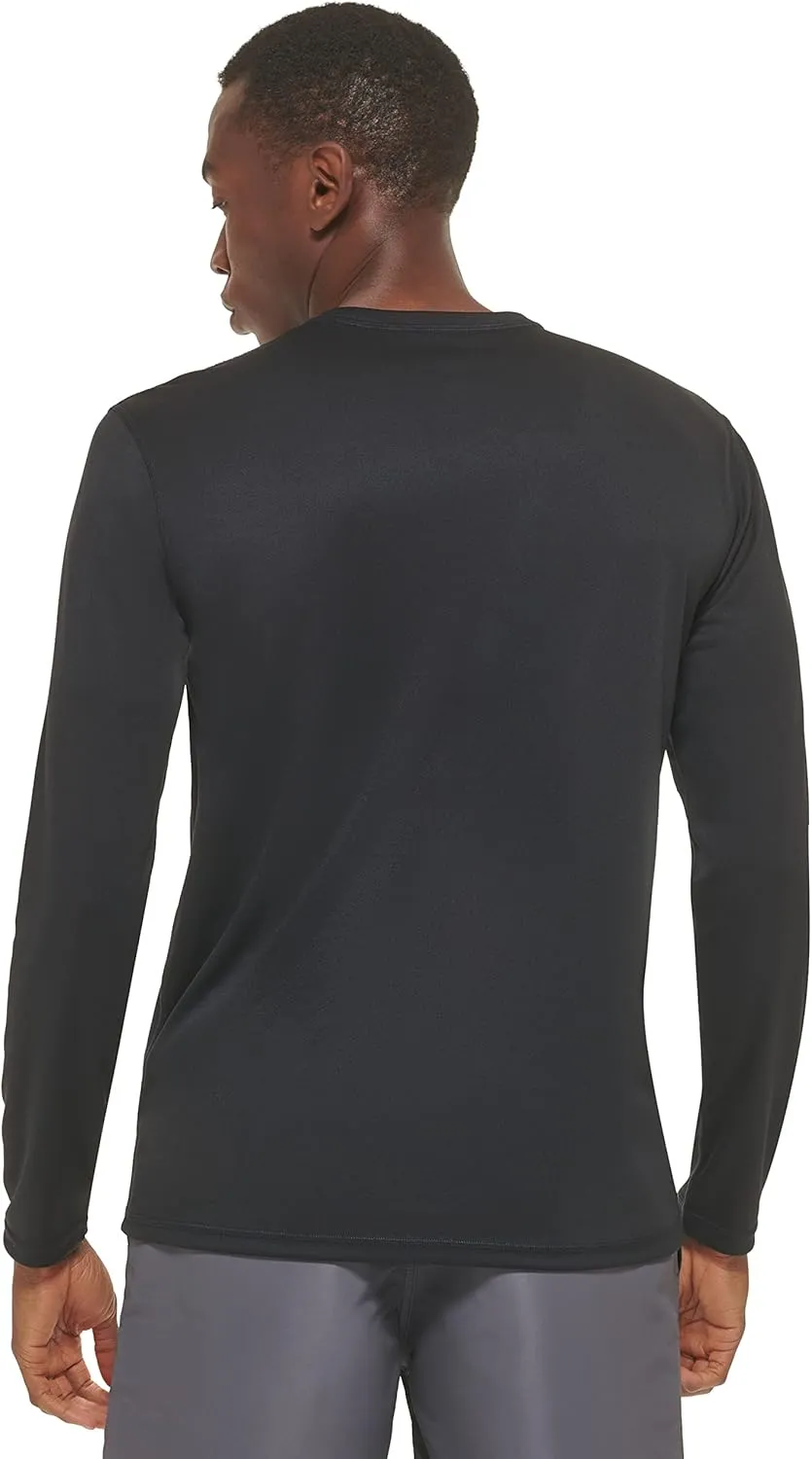 Calvin Klein Men's Standard UPF 40  Long Sleeve Quick Dry Swim Shirt