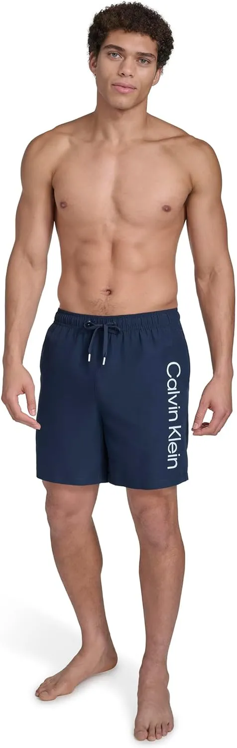 Calvin Klein Men's Volley Quick Dry Lightweight Swim Trunk