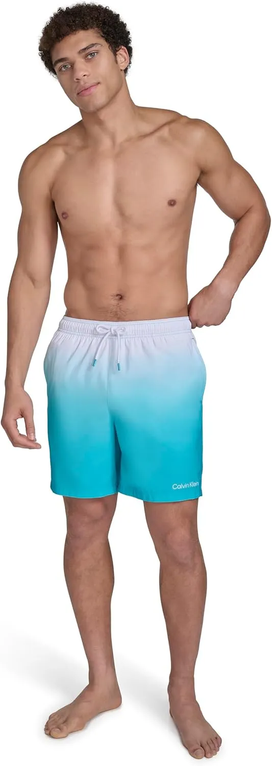 Calvin Klein Men's Volley Quick Dry Lightweight Swim Trunk