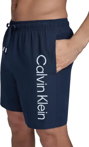 Calvin Klein Men's Volley Quick Dry Lightweight Swim Trunk