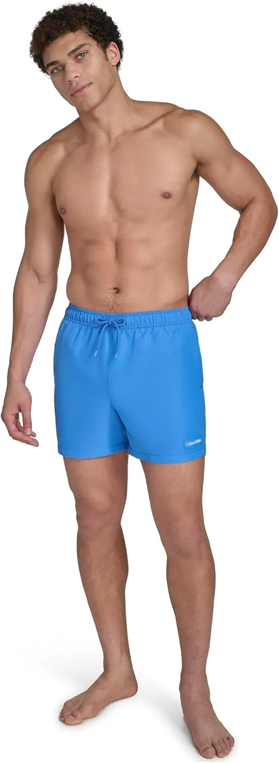 Calvin Klein Men's Volley Quick Dry Lightweight Swim Trunk