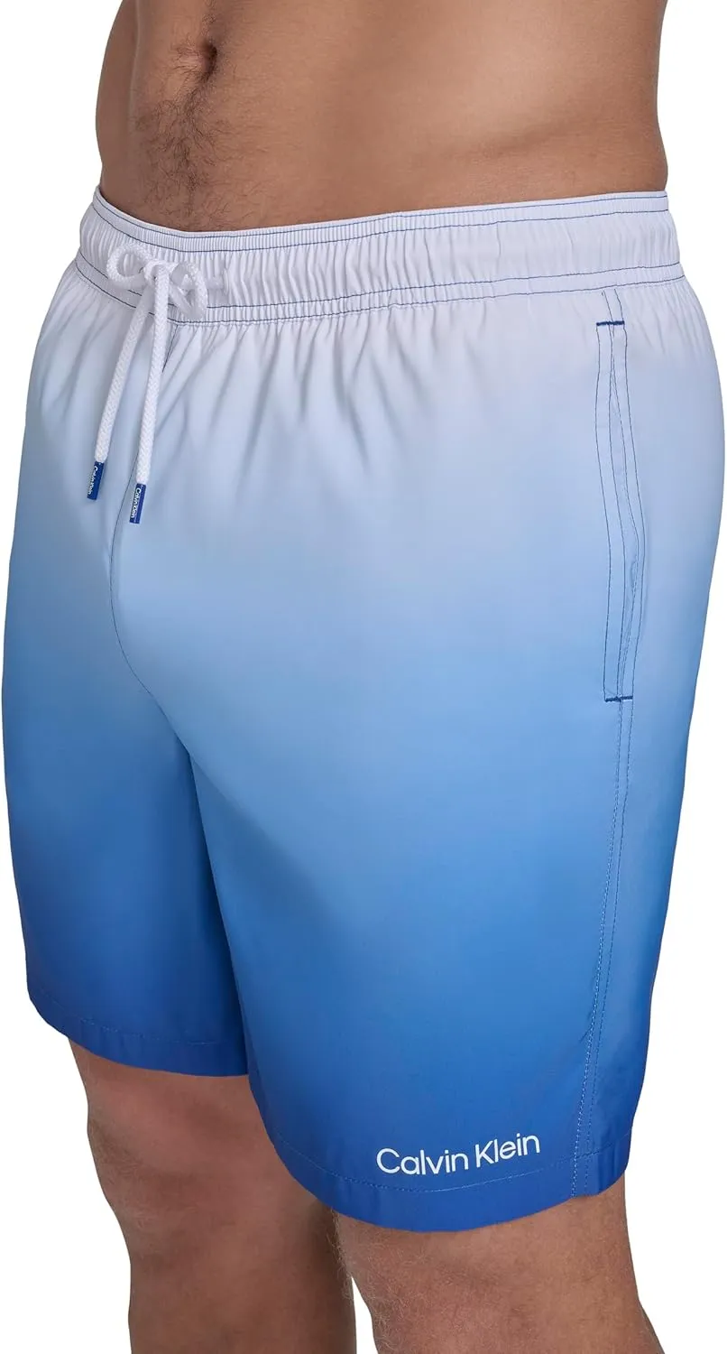 Calvin Klein Men's Volley Quick Dry Lightweight Swim Trunk