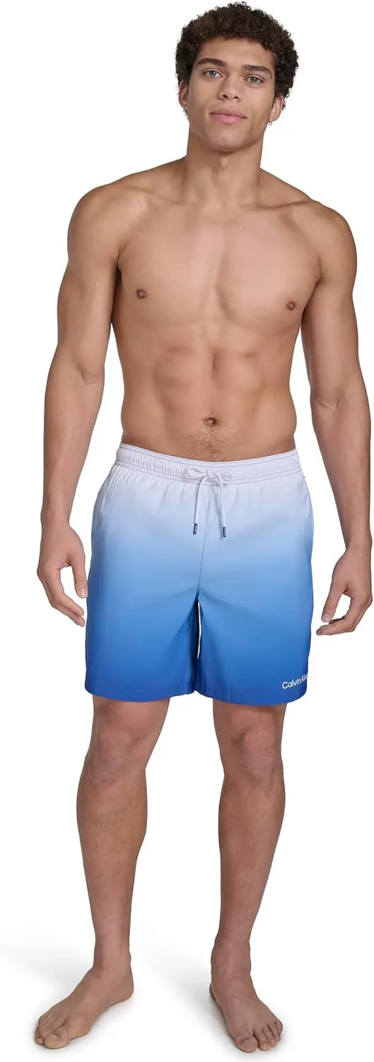 Calvin Klein Men's Volley Quick Dry Lightweight Swim Trunk