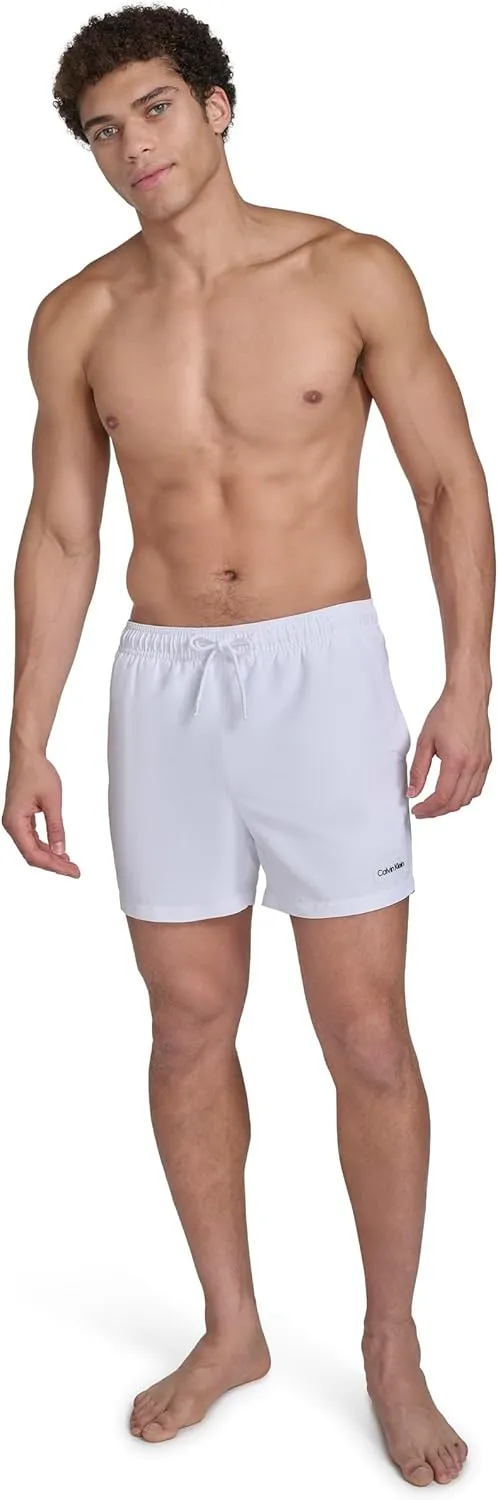 Calvin Klein Men's Volley Quick Dry Lightweight Swim Trunk