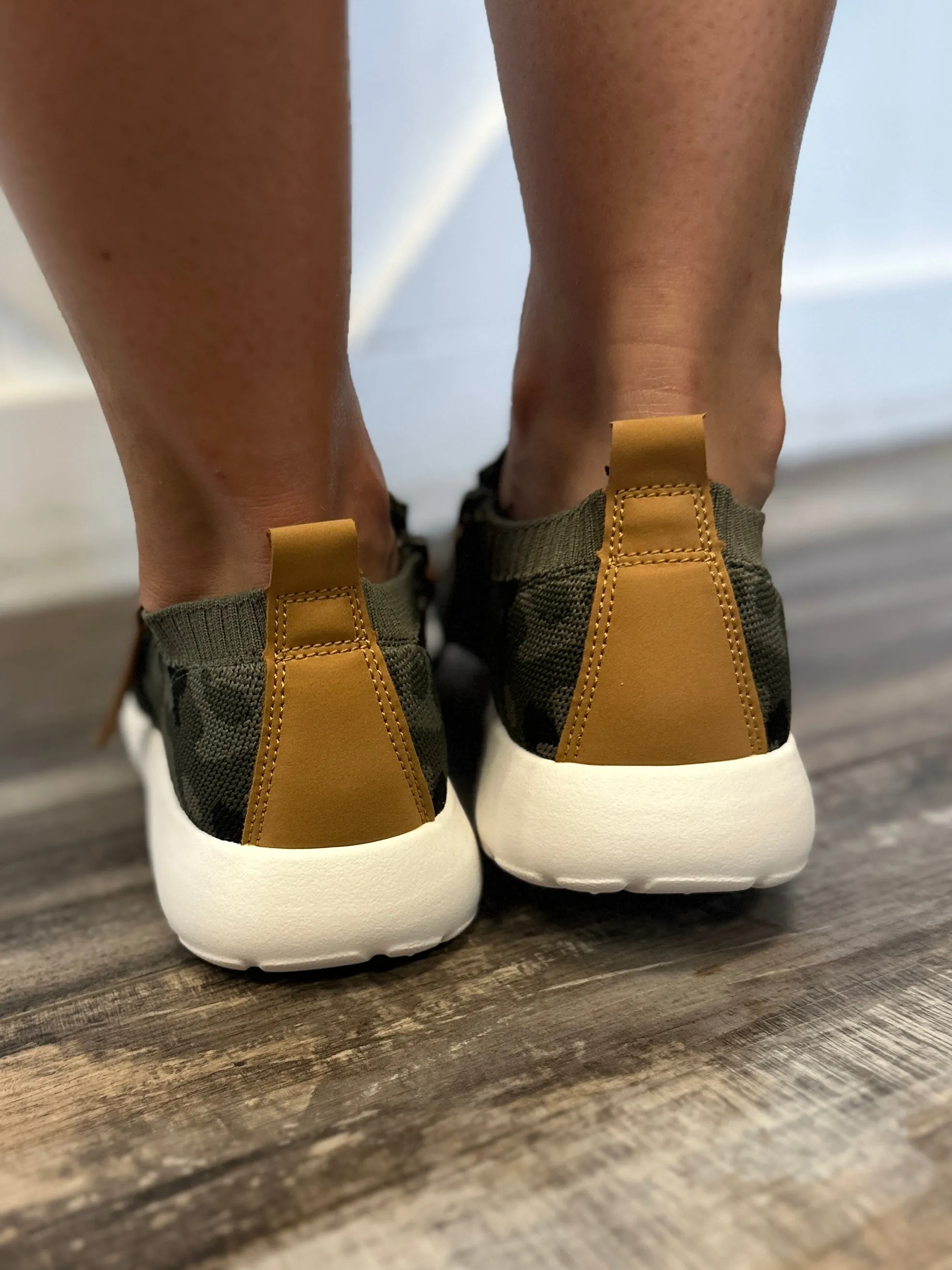 Camo Sprinter Slip On