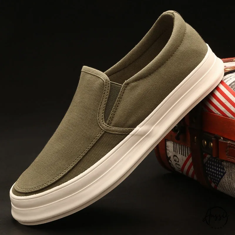 Canvas Slip-On Sneakers
