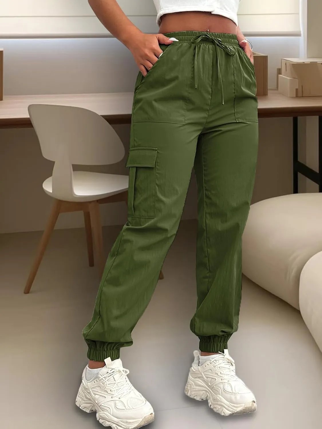 Cargo Pants Women Joggers Quick Dry Hiking Pants with Pockets