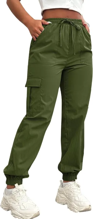 Cargo Pants Women Joggers Quick Dry Hiking Pants with Pockets
