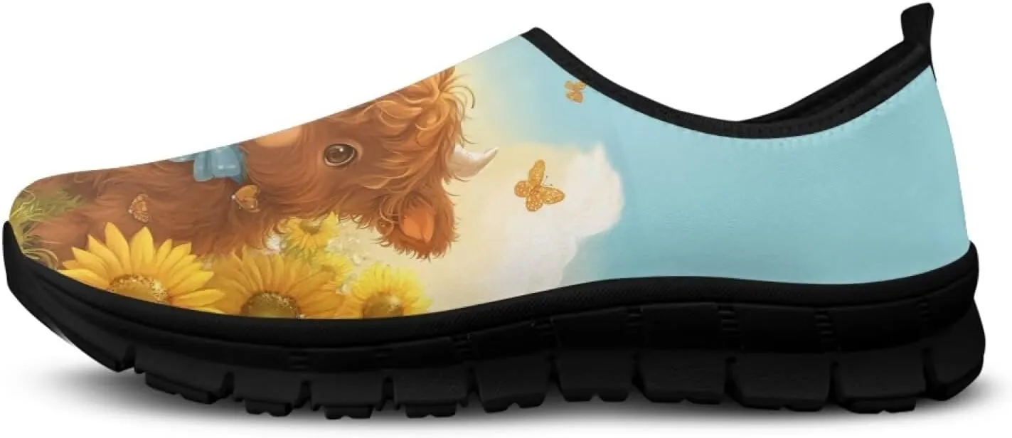 Casual Sneakers for Women Slip On Low Top Flat Walking Shoes Fashion Comfort Breathable Work Tennis Footwear