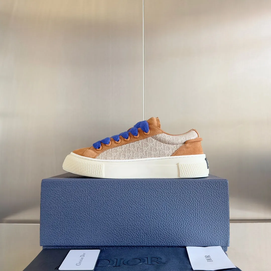 CD B33 Sneaker 40mm Light Brown Monogram Suede