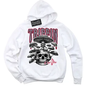Cement Grey Fire Red 1s Sneaker Hoodie Trippin Graphic