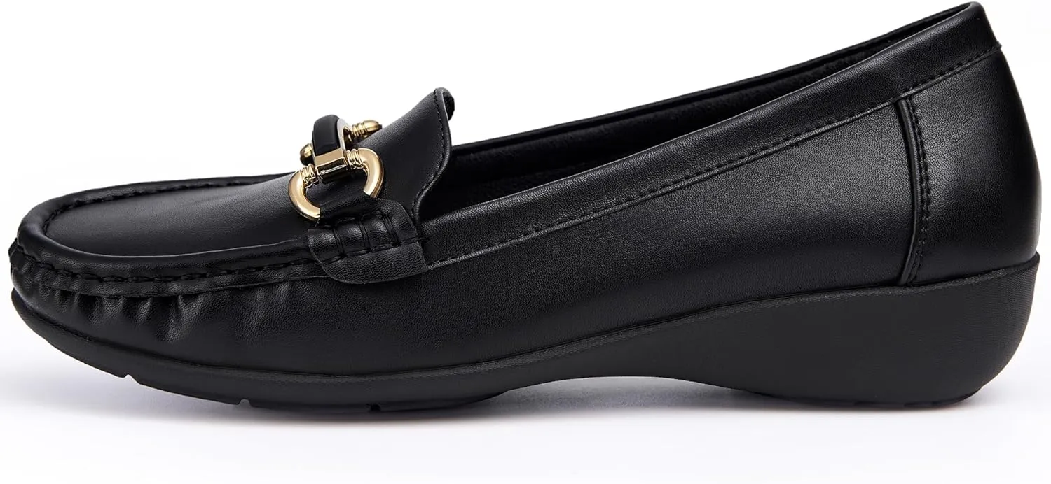 Cestfini Women’s Slip-on Loafers Casual Work Shoes