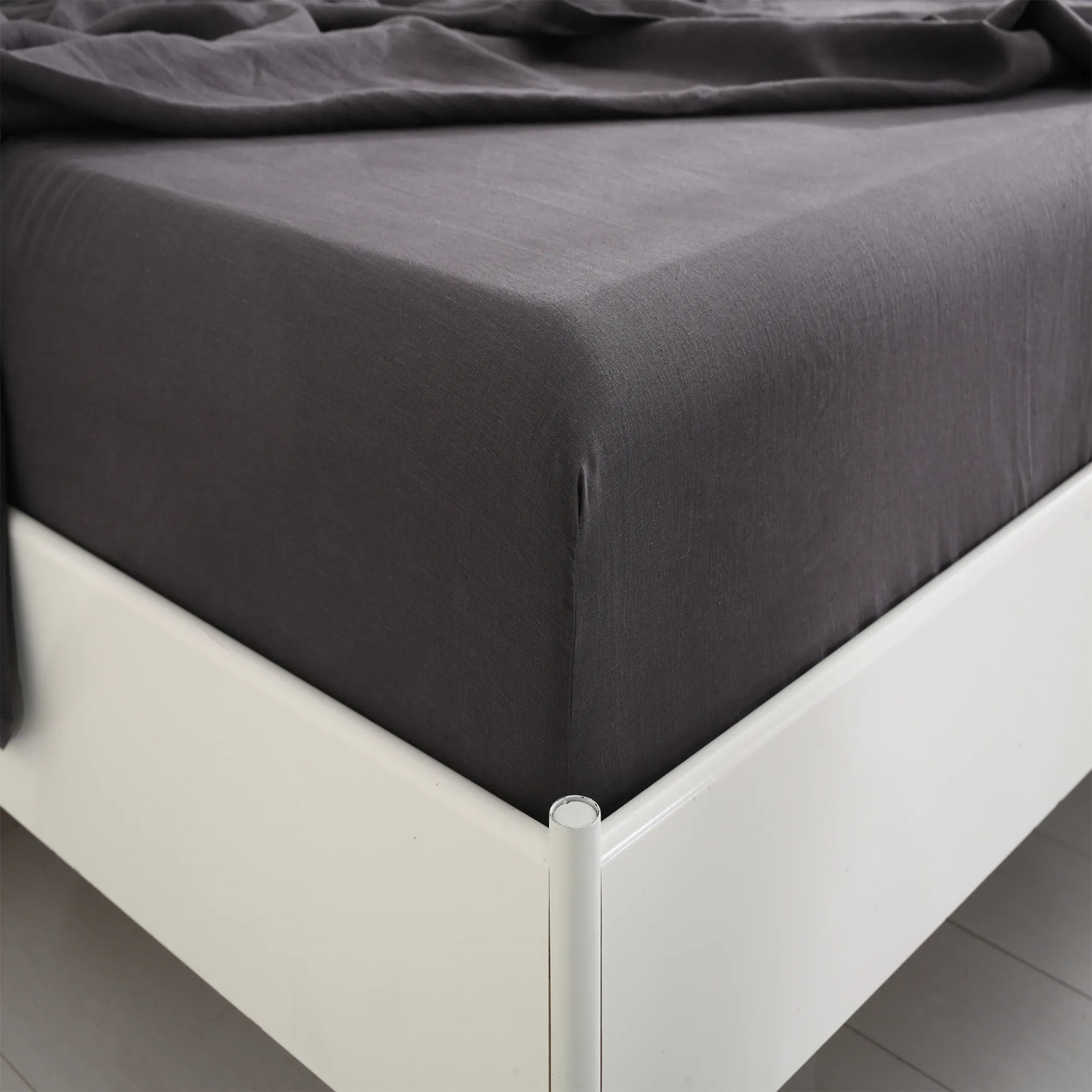 Charcoal 100% Hemp Flat Sheet