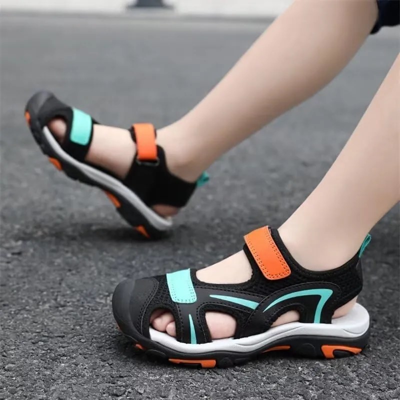 Children Boy Fashion Soft Sport Sandals for Summer Outdoor Walking Hiking