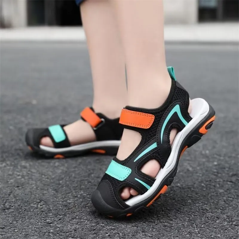 Children Boy Fashion Soft Sport Sandals for Summer Outdoor Walking Hiking