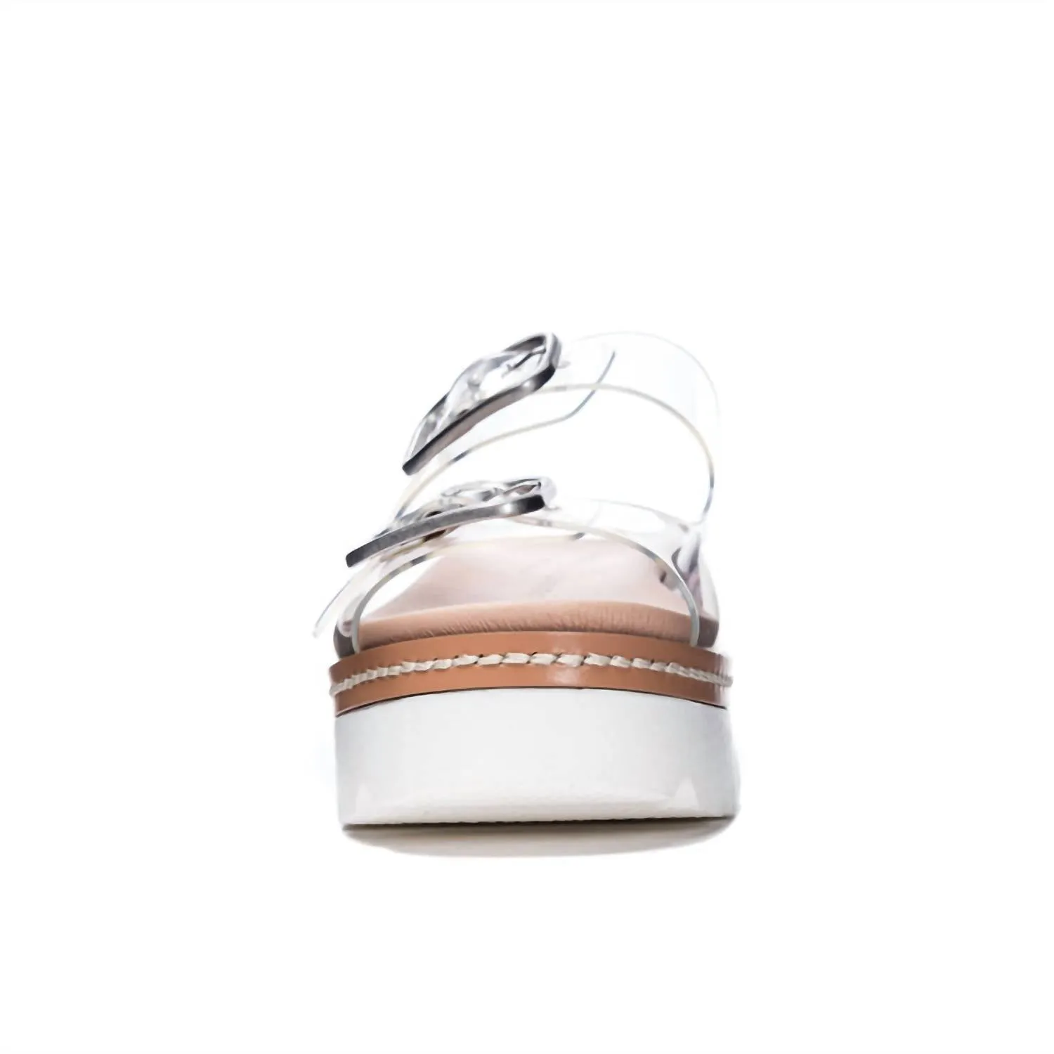 Chinese Laundry - Clear Platform Vinyl Sandals