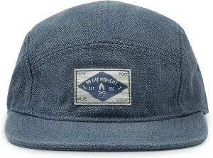 CLAPE Snapback 5 Panel Hat for Men Women Washed Cotton Flat Bill Baseball Cap Strapback Hip Hop Biker Board Cap