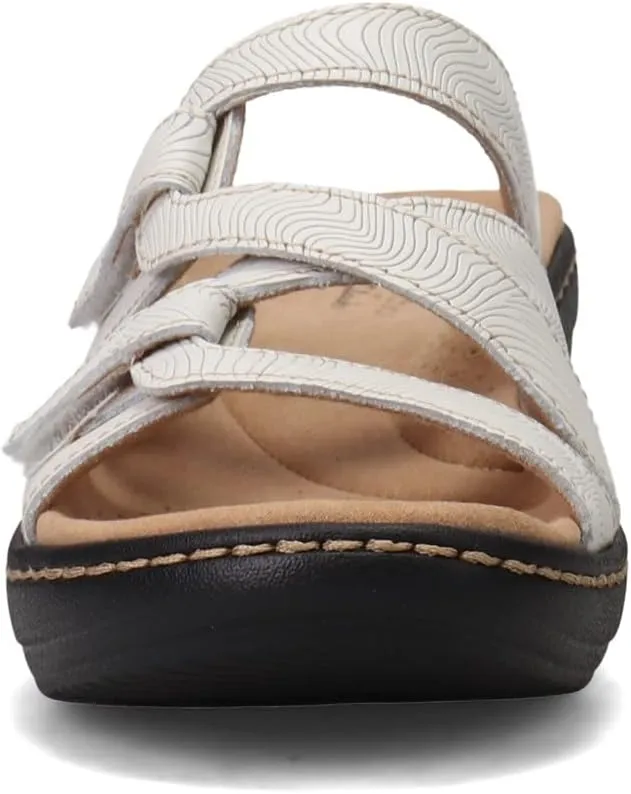 Clarks Women's Merliah Karli Sandal, White, 6