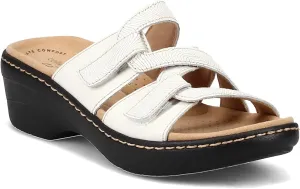 Clarks Women's Merliah Karli Sandal, White, 6