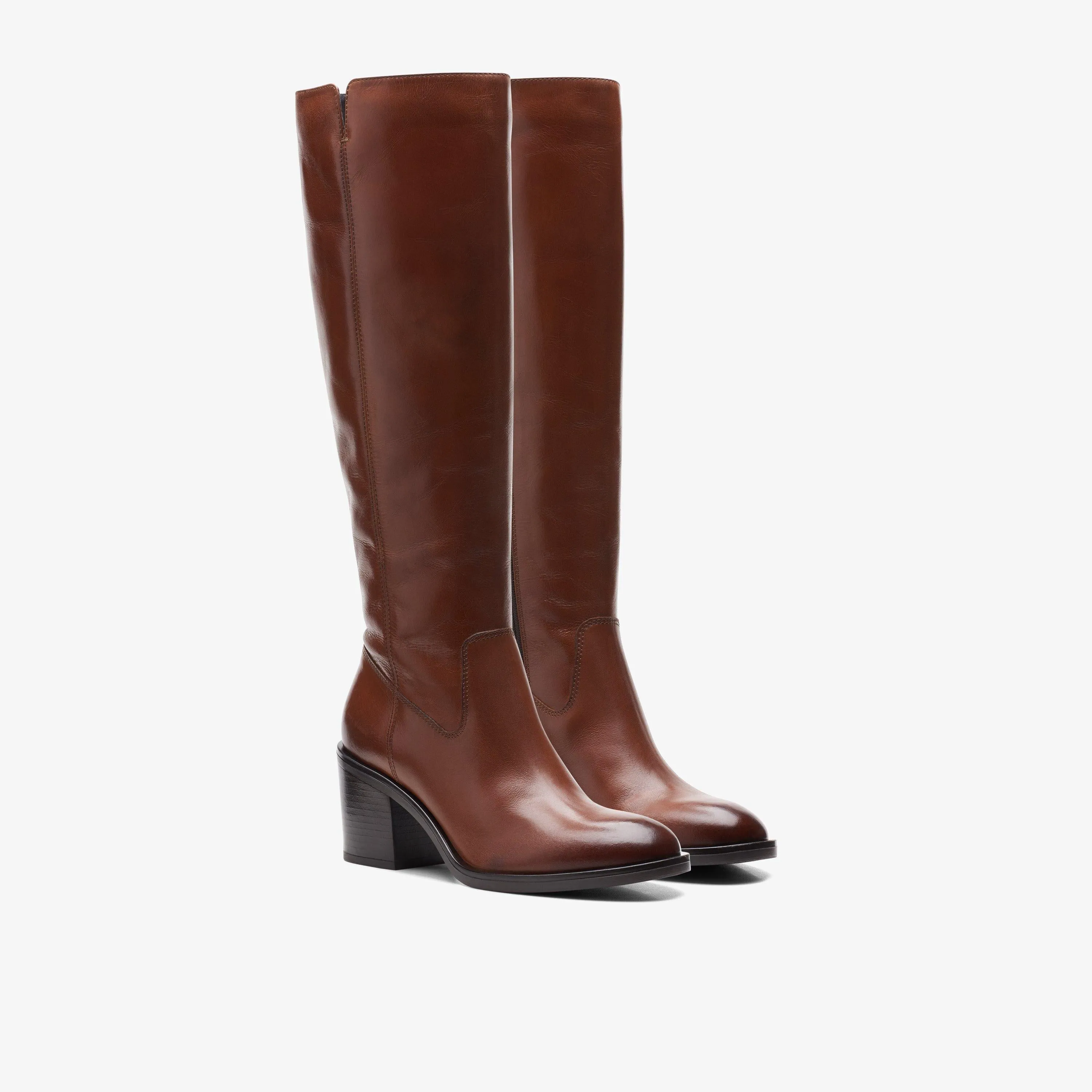 Clarks Women's Valvestino Hi Brown Leather 26171832