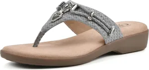 CLIFFS BY WHITE MOUNTAIN Women's Bailee Cushioned Flip Flop Sandal