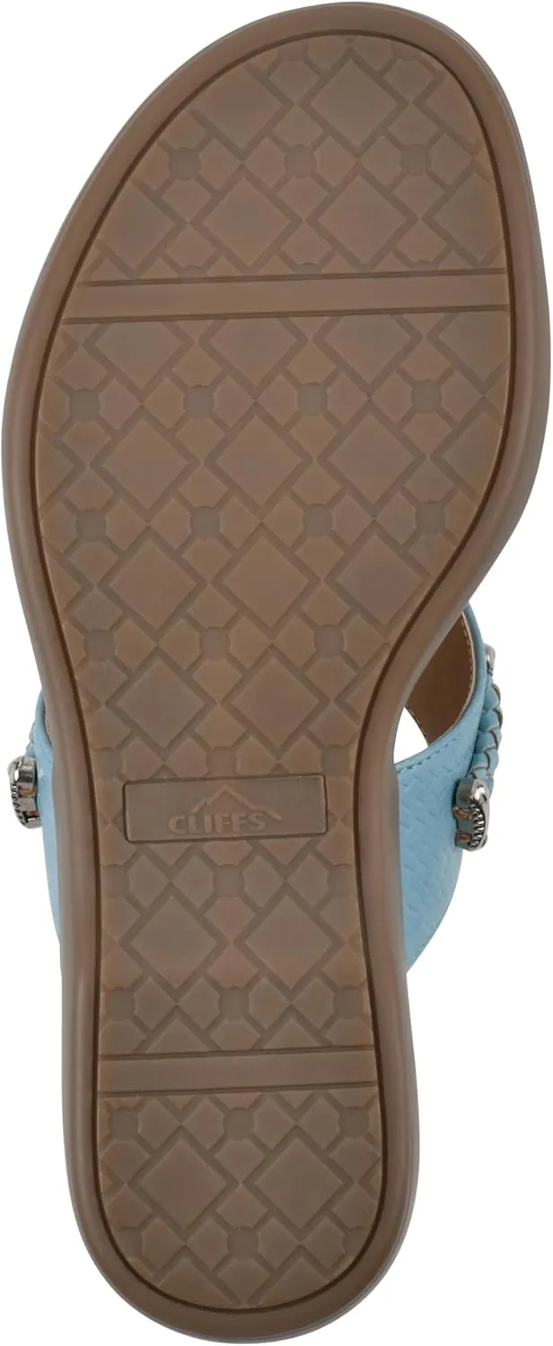 CLIFFS BY WHITE MOUNTAIN Women's Bailee Cushioned Flip Flop Sandal