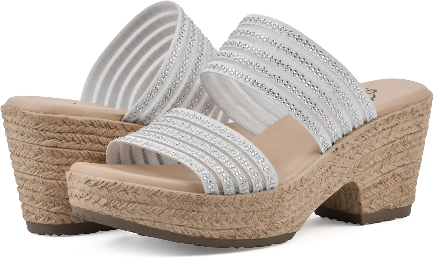 CLIFFS BY WHITE MOUNTAIN Women's Bia Heeled Sandal