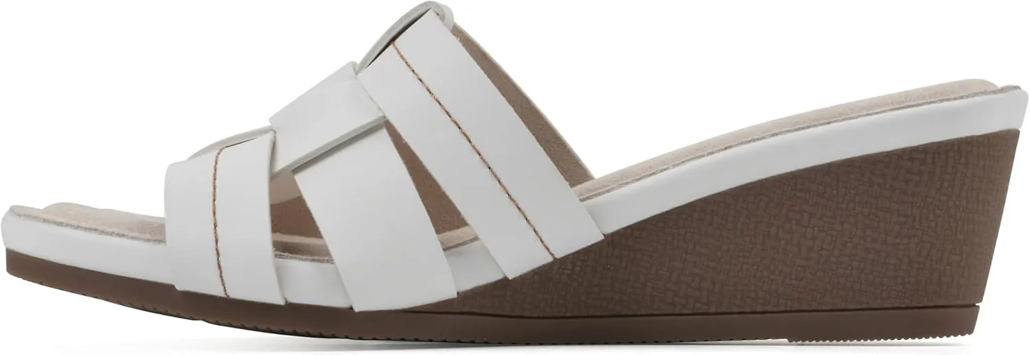 CLIFFS BY WHITE MOUNTAIN Women's Candyce Wedge Sandal